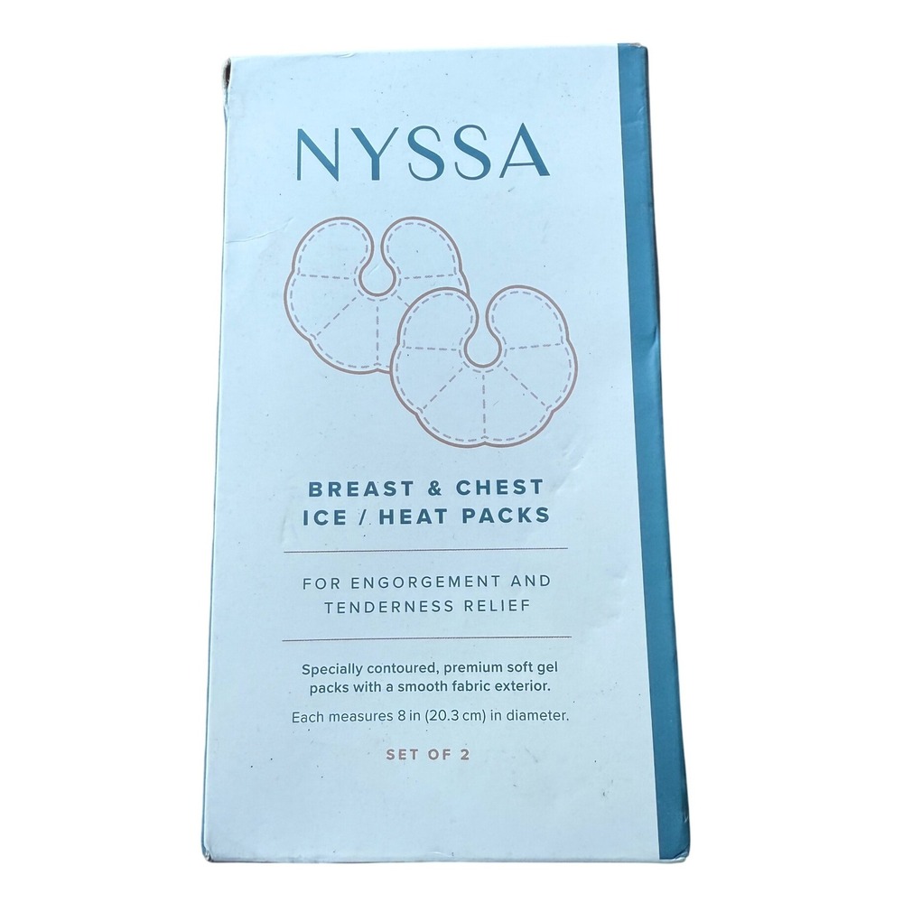 Nyssa Breast Chest Ice‎ Heat Packs for Engorgement Tenderness Relief Set of 2